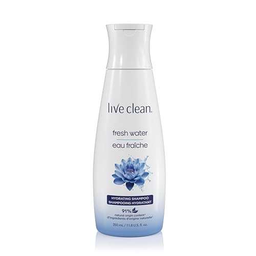 Live Clean Shampoo, Hydrating Fresh Water, 12 Oz