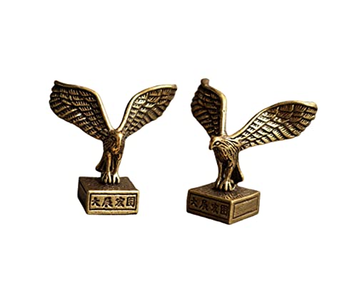 Estatua Decorativa de Águila de Latón Poderosa miniatura 6
