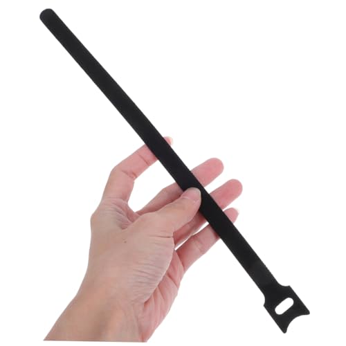 Kisangel 100pcs Reusable Cord Organizer Ties Heavy Duty Cable Straps Fasteners for Desk Computer Cable Management under Desk Black 12x300mm miniatura 4