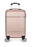 Mala de Viagem de Bordo 10kg Rígida ABS Padrão ANAC - Polo King Luxcel MF10443PK (Rose)