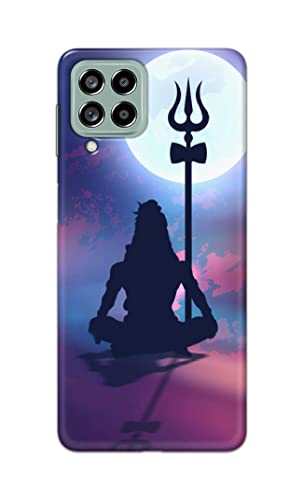 Image of Printed Hard Back Cover Case for Samsung Galaxy M53 5G Back Cover (Lord Shiva) -702
