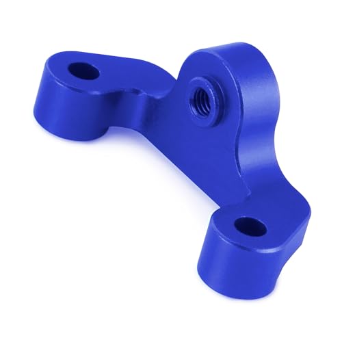 CNszlan Aluminum 7075 Steering Fixed Resistance for LOSI 1/4 Promoto-MX Motorcycle (Blue)