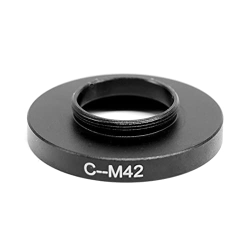Anello adattatore da C a M42 per microscopio da C a M42 x 0,75, compatibile con adattatore Nikon Olympus Leica Microscopio 1.2X
