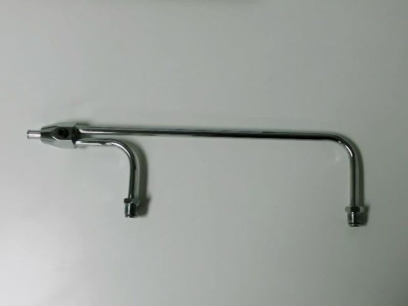 Linha de combustível cromada 3/8" Pirate Mfg para carburadores Holley 3310 – 1 unidade