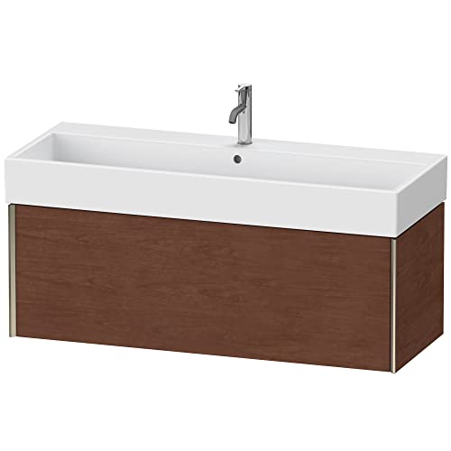 Duravit XViu 4238 Mueble Mural, 1 extraíble, para Lavabo Vero Air 235012, 1184x454 mm, Color: champán Mate/Nogal Americano