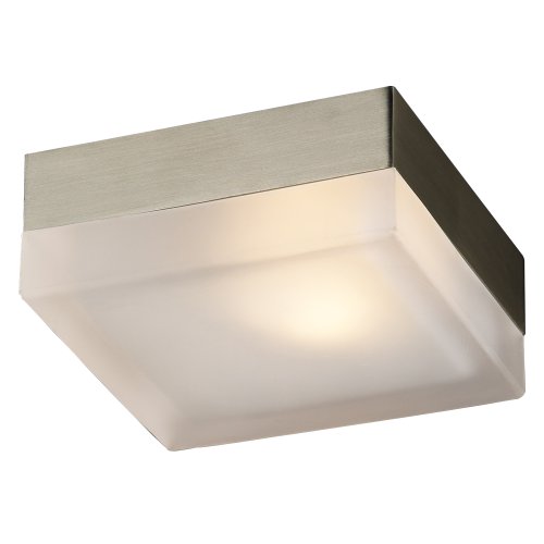 Free Shipping Over $50 PLC Lighting 6573 SN 1-Light Wall/Ceiling Fixture Praha Collection, Froated Glass and Satin Nickel Finish Flash Deals - 60% OFF PLC Lighting 6573 SN 1-Light Wall/Ceiling Fixture Praha Collection, Froated Glass and Satin Nickel Finish