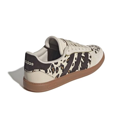 Image of adidas Womens Breaknet Sleek Sneakers Shoes Casual - Brown