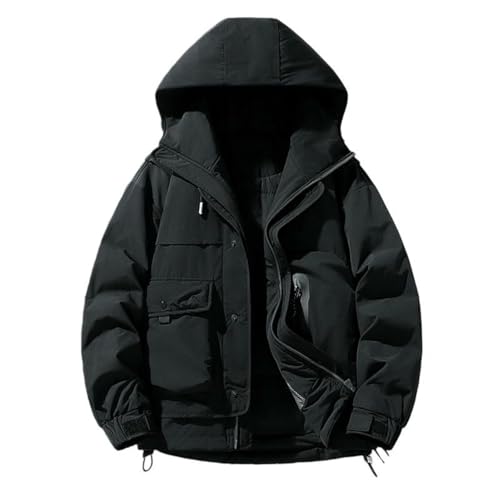 Doudoune chaude à capuche homme pour rando randonnée nature
