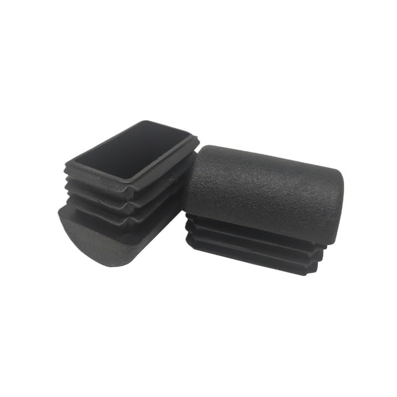 4pcs Square Plastic Blanking End Caps Tube Pipe Inserts Plug Bung For Table Chair Leg Cover Furniture Leveling Feet Protector(16x16mm)