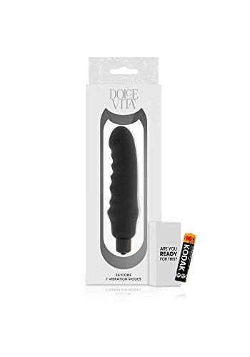 DOLCE VITA GENIUS VIBRADOR SILICONA NEGRO