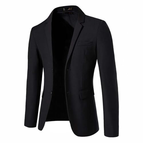 Men's Single Breasted Blazer Business Casual Notch Lapel Suit Jacket Slim Fit Button Sport Coat Work Office Blazers