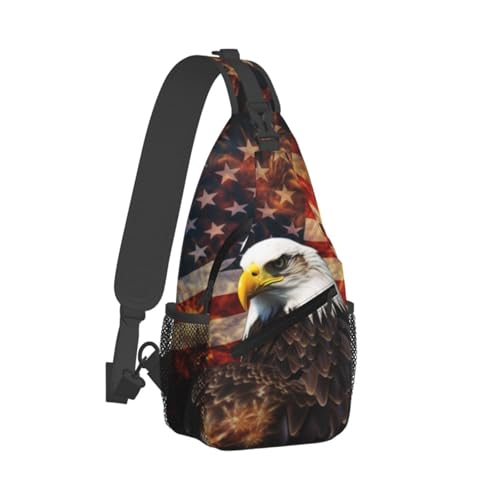 Bolso cruzado tipo bandolera unisex negro para senderismo miniatura 2