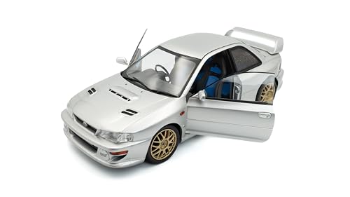 Subaru Impreza 22B 1998 Silver 1:18 Modelo Diecast miniatura 2