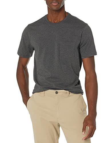 Image of Amazon Essentials Men's Short-Sleeve Crewneck Pocket T-Shirts