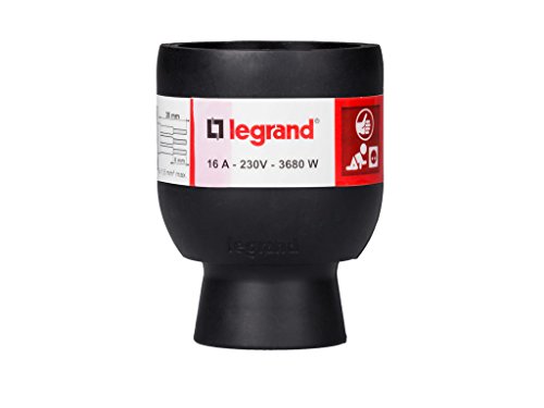 Miniatura 2 de Legrand 050179 Base De Enchufe Móvil, 3680 W, 230 V, Negro