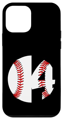 NUMBER 4 YEARS BASEBALL 4th BIRTHDAY �X�}�z�P�[�X iPhone 12 mini �p