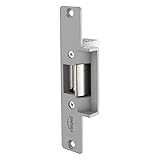 Visionis VIS-EL100-FSE 770lbs Stainless Steel Electric Door Strike Lock for Wood and Metal Doors 12V Fail Secure Normally Open