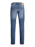 Jack & Jones Jjiglenn Jjoriginal Mf 031 Noos Dżins Mężczyźni , Niebieski drelich , 32W / 36L