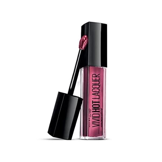 Pintalabios Vivid Hot Lacquer rosa envejecido 66 Too Cute, de la marca Gemey Maybelline New York