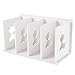 Libreria Scaffale Mobiletto Bianco Desktop scaffale quattro scomparti escursioni File storage rack semplice assemblaggio Desktop Organizer for Book File Storage 30.5 × 16 × 17 cm Scaffalatura Stabile