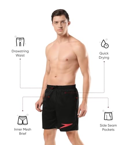 Image of Speedo Men's Xpress Lite Essential Medley Logo Printed Watershorts