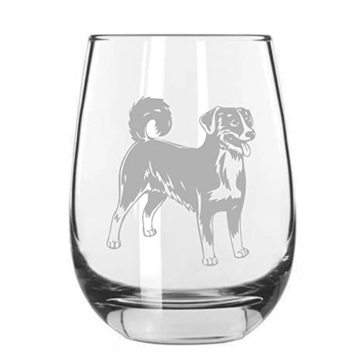 Appenzeller Sennenhund Dog Personalized Custom Etched 15.25oz Stemless Wine Glass
