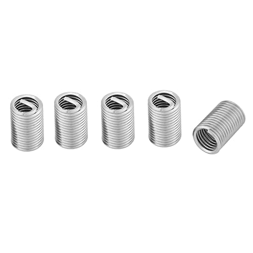 6 X 1,0 Kit, 50 Stück, Edelstahl SS304, Gewindereparatur, Spiraldraht, Gewinde, Schraubengewinde, 6 X 1,0 X 3D-Länge