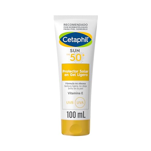 Protección Solar, Personal Care Appliances CETAPHIL Sun FPS 50+ Protector Solar en Gel Ligero 1 pz 100 ml Alta Protección Contra Radiación UVB, UVA, IR Recomendada por Dermatólogos para Piel Sensible