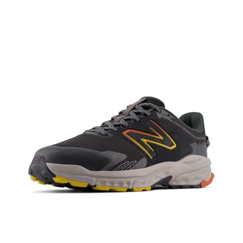 New Balance Herren Fresh Foam 510 V6 Traillaufschuh, Black/Shadow Grey/Cayenne, 40 EU Weit