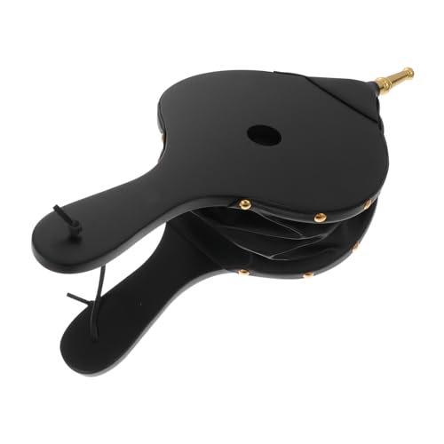 AUTSUPPL Soplador Manual para Chimenea y Barbacoa Fuelle de Madera Ergonómico para Camping al Aire y Accesorios para Herramienta Electricidad