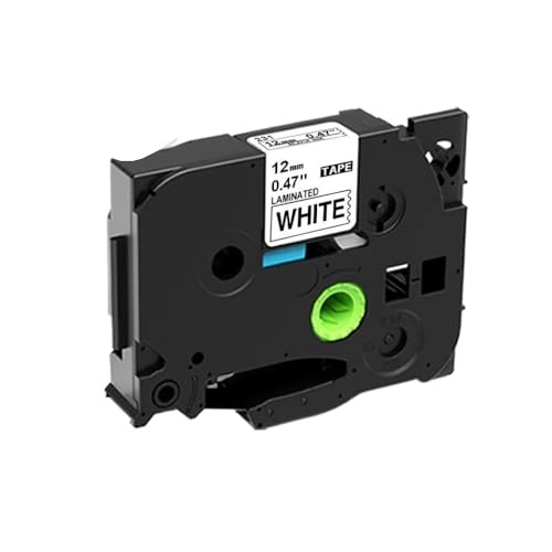 12mm 1-10pkF̃xe[vTZE231 131 631 431 335px[J[fPT-D600 PTH110 PTP710BT(1PK Black on White)