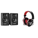Product 1: Compact 120W bi-amplified tabletop speakers feature an MDF cabinet with a bass reflex design, producing deep, rich sound through Black Kevlar drivers. Ideal for music production and studio recording Product 1: 3.5‘‘ Woofer and 1” natural s...