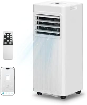 Portable Air Conditioners 16,000 BTU 5-in-1 Air Conditioner Portable Up to 850 Sq.Ft., Portable AC Unit with Cool, Fan, Dehumidifier, 24H Timer, Sleep Smart WiFi Remonte Installation Kit Included