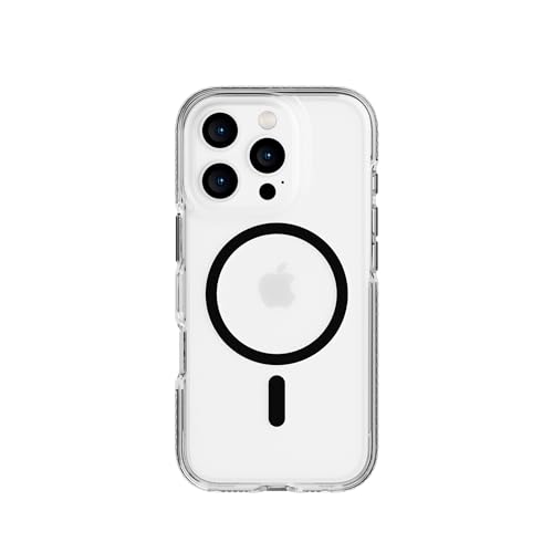 Tech21 EvoCrystal for iPhone 16 Pro Compatible with MagSafe - Impact Protection Case 15x Military Standard Tested - in Black