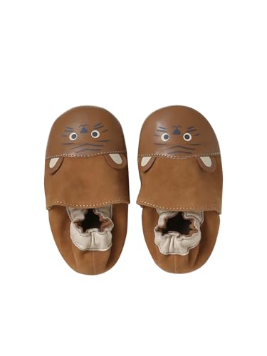 Chaussons bébé cuir élastiqués Vertbaudet pour les premiers pas - 5