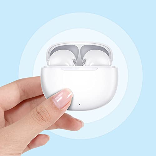 Fone de Ouvido QCY T20 - Fones Sem Fio Bluetooth 5.3 com Microfones, Branco