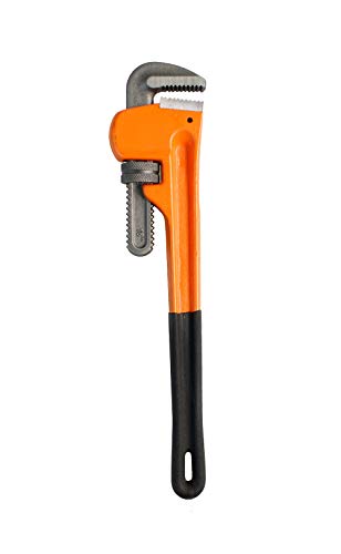 Vetrineinrete® Chiave giratubi modello americano da 12” 14” 18” e 24” con apertura regolabile cromo vanadio corpo in ghisa chiave inglese gira tubo (18 pollici) D50