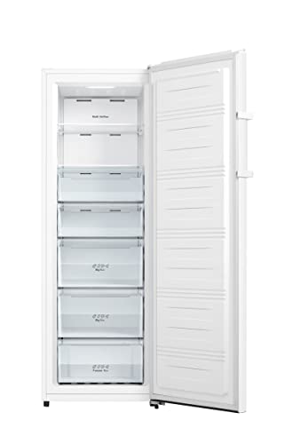 Hisense FV298N4AWC Gefrierschrank, 240 Liter Fassungsvermögen, Total NoFrost, Multi AirFlow, FastFreeze, Türanschlag wechselbar, Energieeffizienzklasse C, 172cm x 59,5cm, weiß