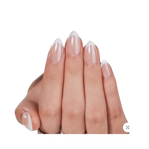 Nailfeen GelTech �v���X�I���l�C�� - "Ice Queen" | �z���C�g�t�����`�`�b�v�N���[�� | �V���[�g�A�[�����h �\�t�g�W�F���l�C�� | 15�T�C�Y�̃l�C��30�{
