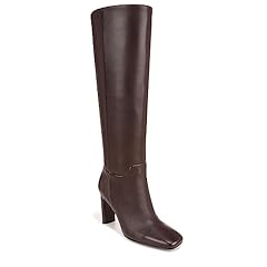 Brown Leather Wide Calf