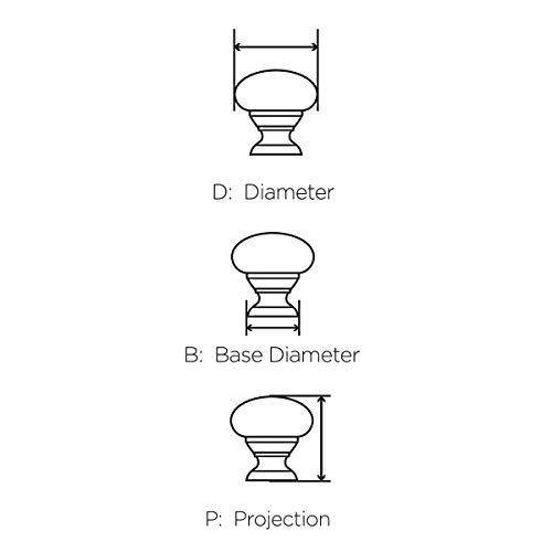 Ellis Knob Color Honey Bronze - Top Knobs 1 1/4" Width Contemporary Transitional Decorative Kitchen Bath Cabinet Door Hardware Dresser Bathroom Metal Interior Home #TOP2