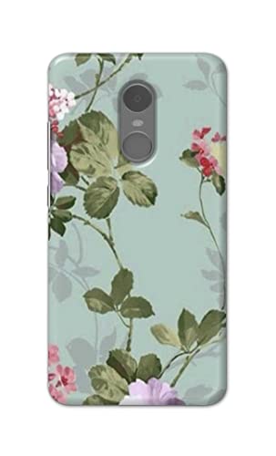 Image of Printed Hard Back Cover Case for Mi Redmi Note 4 Back Cover (Floral Painting) -1302