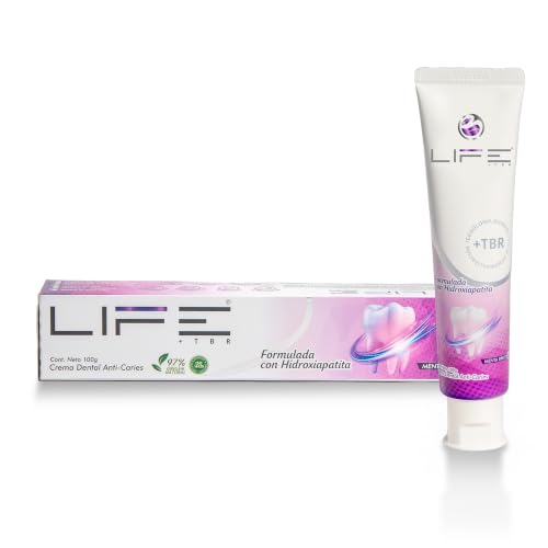 LIFE+tbr Japanese Hydroxyapatite Toothpaste. No Fluoride. Mint Breez. 100g