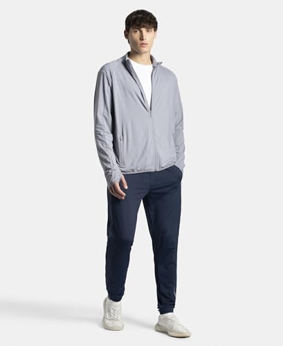 Image of Jockey SP17 Men's Soft Touch Microfiber Elastane Stretch Thumbhole Jacket with Stay Dry Treatment