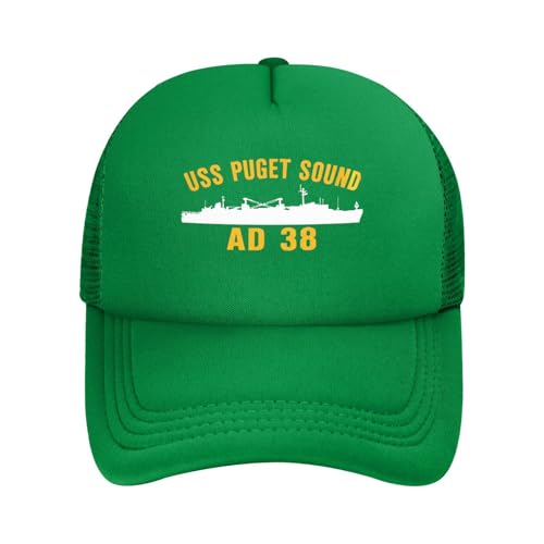 USS Puget Sound Ad 38 Outdoor Adjustable Baseball Cap Adult 