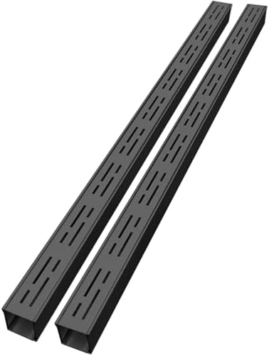304 Stainless Steel Outdoor Trench Drain System Kit - 5 Pack, 7x5cm Grate for Driveway, Garden, Patio, Pool Deck - Easy Installation, Durable Metal Channel Drainage Solution