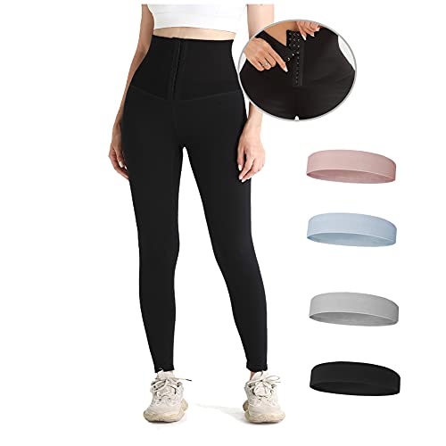 Slimming Corset Waist Trainer Leggings for Women Tummy Control High Waisted Body Shaping Postpartum Pants