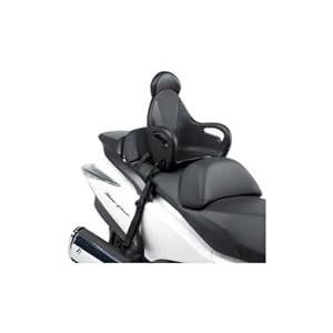 GIVI S650 zwart universeel monteerbaar kinderzitje voor scooter, zwart