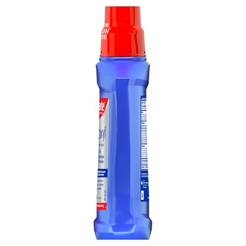 colgate peroxyl antiseptic mouthwash and mouth sore rinse 15 hydrogen peroxide mild mint - 500ml 169 fluid ounces