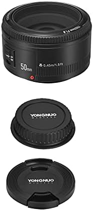 Yongnuo YN 50mm F/1.8 AF/MF Large Aperture Auto Focus Lens for Canon EF Mount EOS Camer